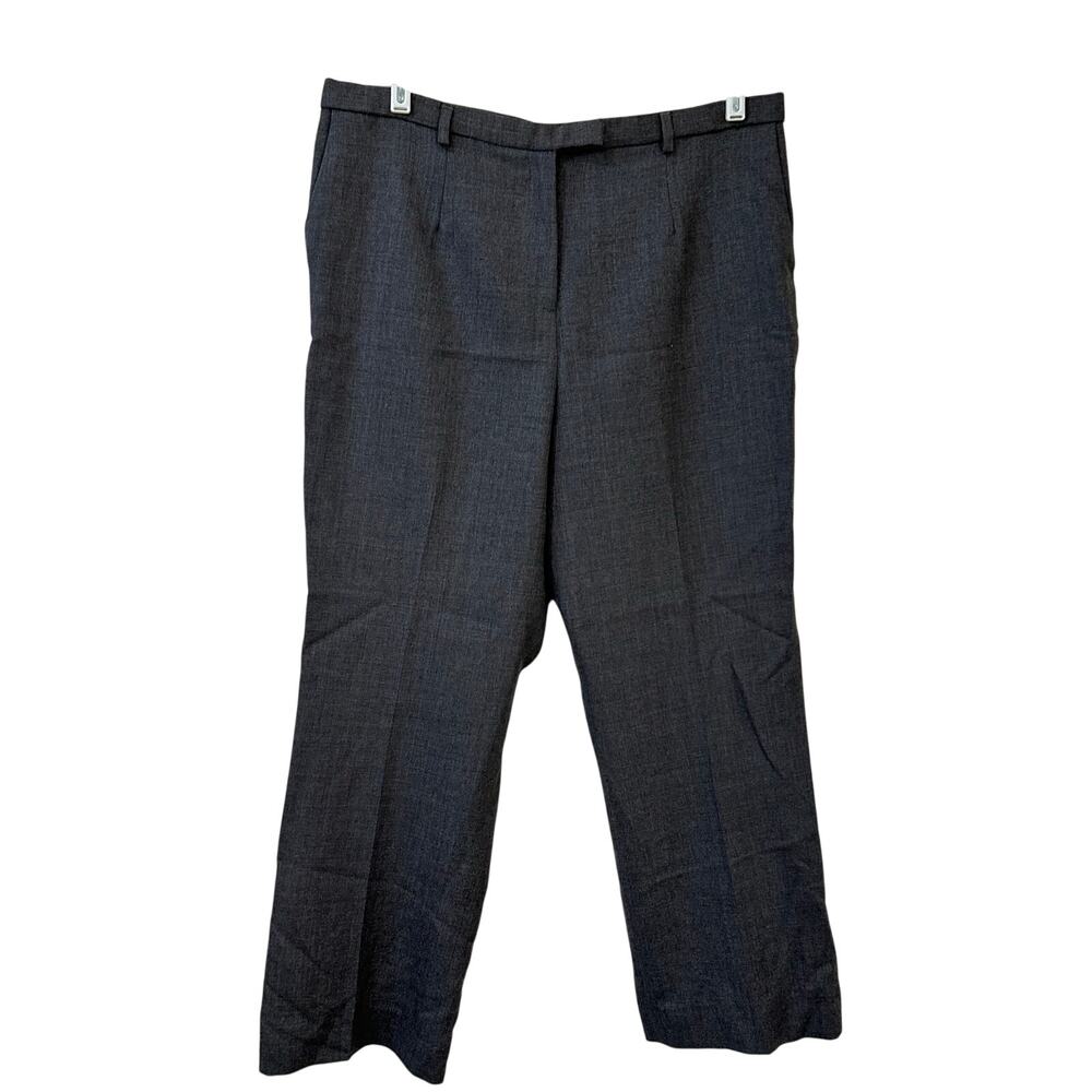 Pendleton Vintage Womens Size 14 Petite Charcoal Gray Dress Pants Office